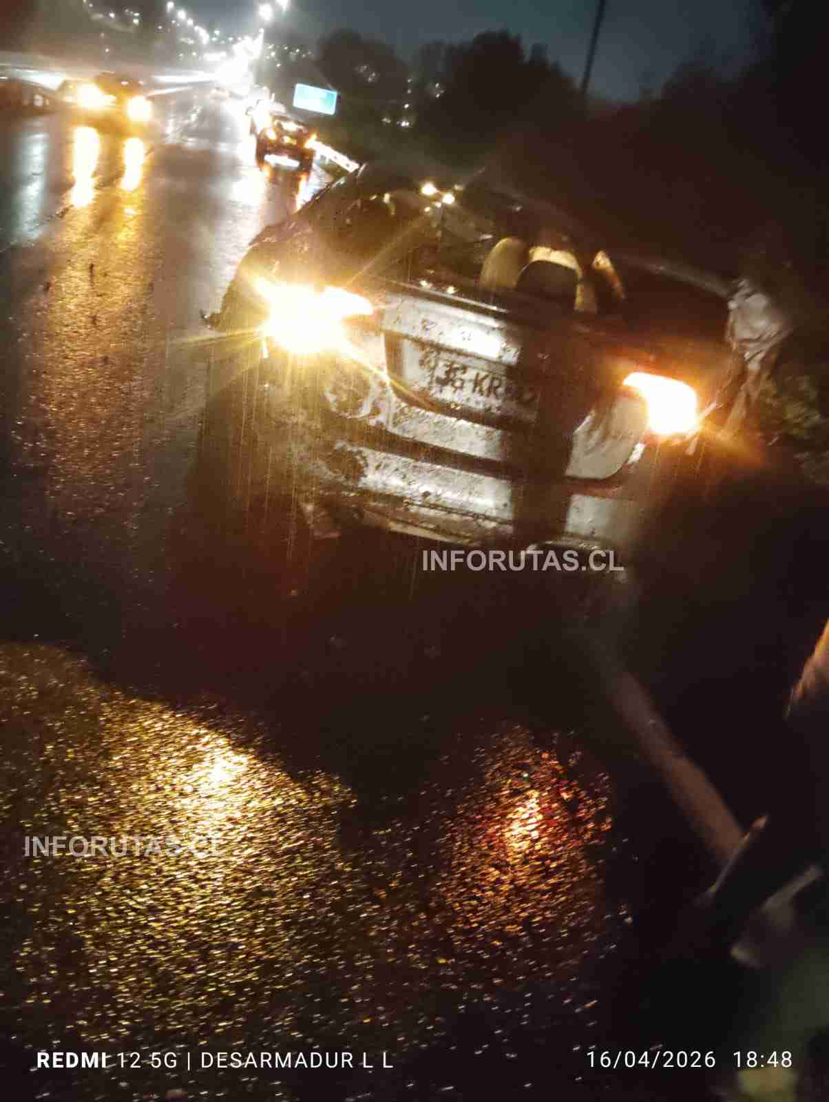 Accidente puente San pedro De norte a sur los lagos